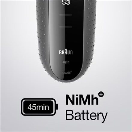 Braun Shave&Style Shaver | 3000BT Series 3 | Operating time (max) 45 min | NiMH | Black