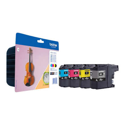 Brother LC127XLVALBP | Ink Cartridge | Black, Cyan, Magenta, Yellow