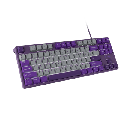 Fury | Kanabo K2 | Gaming Keyboard | Wired | US | Linear | Gray/Purple