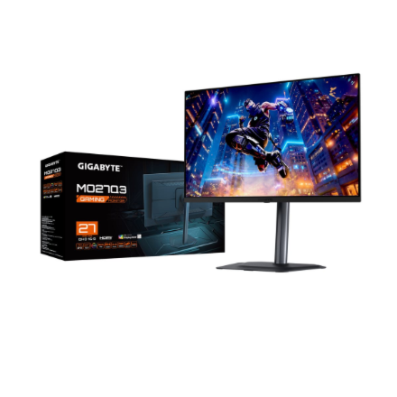 Gigabyte | MO27Q3 EK | 27 " | QD-OLED | QHD | 360 Hz | 0.03 ms | 2560 x 1440 pixels | 250 cd/m² | HDMI ports quantity 2
