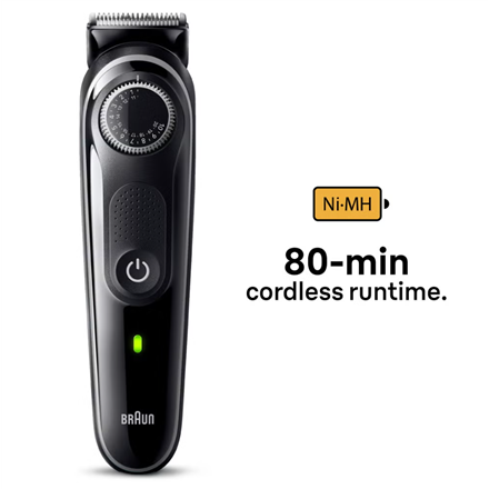 Braun Beard Trimmer | BT3440 | Cordless | Number of length steps 40 | Black