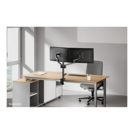 Neomounts Desk Mount | DS60-425BL2 Monitor Arm | Adjustable Height, Rotate, Tilt, Swivel | 17-27 " | Maximum weight (capacity) 8 kg | Black