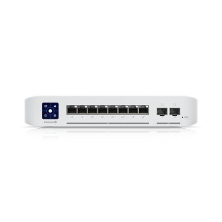 Ubiquiti | Switch Enterprise 8 PoE | USW-Enterprise-8-PoE | Managed L3 | Desktop | Gigabit Ethernet (copper) ports quantity SMB Layer 3* PoE | SFP ports quantity 0 | SFP+ ports quantity 2 | Power supply type AC/DC, Internal, 150W