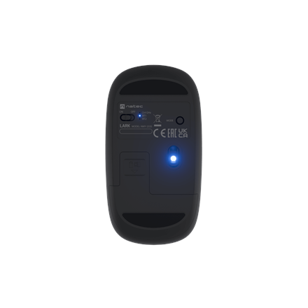 Natec | Mouse | Lark | Wireless | 2.4 GHz, Bluetooth | Anthracite
