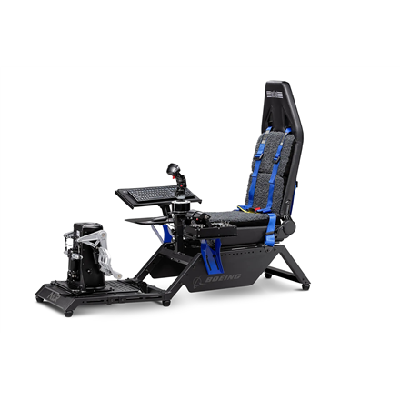 Next Level Racing Boeing Commercial Edition Flight Simulator | Blue highlights