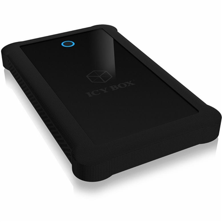 Raidsonic | ICY BOX | IB-233U3-B External enclosure for 2.5" SATA HDD/SSD with USB 3.0 interface and silicone protection sleeve | SATA I, II, III | USB 3.0 | 2.5"