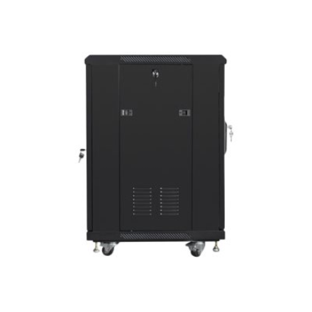 Lanberg | Rack cabinet 19" free-standing 15U/600x600 (flat pack) | FF01-6615-12B | Black