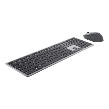 Dell | Premier Multi-Device Keyboard and Mouse | KM7321W | Keyboard and Mouse Set | Wireless | Batteries included | Wireless connection | Russian | Titan grey