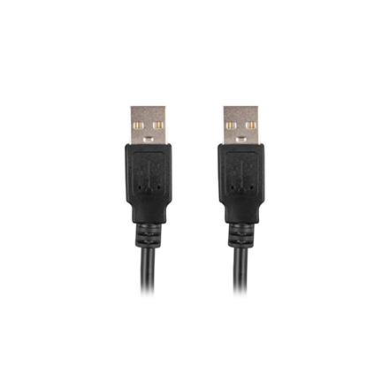 Lanberg | Cable USB-A 2.0 | CA-USBA-20CU-0018-BK | USB Type-A to USB Type-A