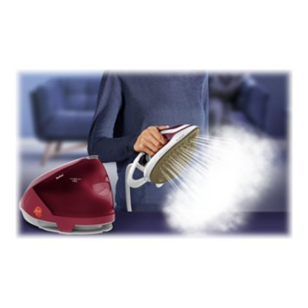 TEFAL | Ironing System Pro Express Protect | GV9220E0 | 2600 W | 1.8 L | Auto power off | Vertical steam function | Calc-clean function | Red