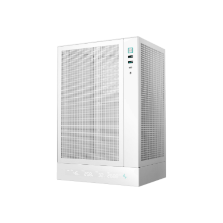Deepcool PC Gaming Case | CH170 DIGITAL | White | Mini ITX | ATX PS2