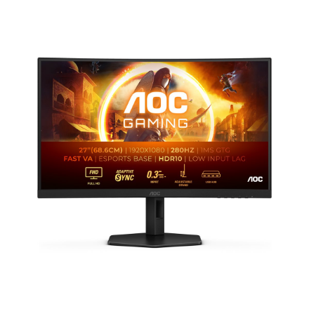 AOC | C27G4ZXU | 27 " | VA | FHD | 16:9 | 280 Hz | 1 ms | 1920 x 1080 pixels | 300 cd/m² | HDMI ports quantity 2