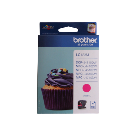 Brother LC123M | Ink Cartridge | Magenta