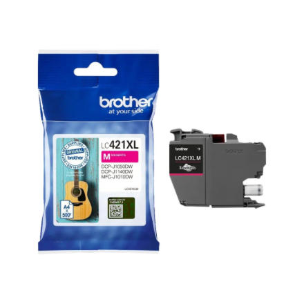 Brother LC421XLM Ink Cartridge, Magenta | Brother LC421XLM | Ink Cartridge | Magenta