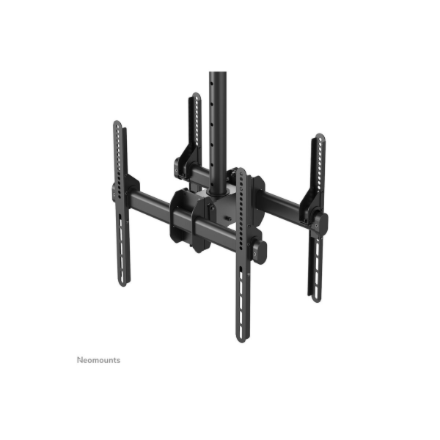 Neomounts NM-C440DBLACK Dual monitor/TV mount ceiling | Adjustable Height, Rotate, Tilt, Swivel | 32-60 " | Maximum weight (capacity) 45 kg | Black