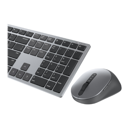 Dell | Premier Multi-Device Keyboard and Mouse | KM7321W | Keyboard and Mouse Set | Wireless | Batteries included | Wireless connection | Russian | Titan grey