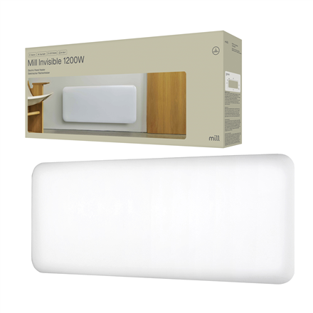 Mill | Heater | IB1200DN Steel | Panel Heater | 1200 W | Number of power levels 1 | Suitable for rooms up to 14-18 m² | White | N/A