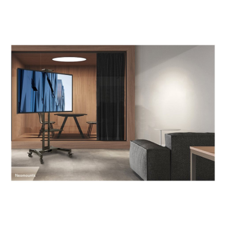 Neomounts Floor stand | NM-M1700BLACK TV trolley | Adjustable Height | 32-75 " | Maximum weight (capacity) 50 kg | Black