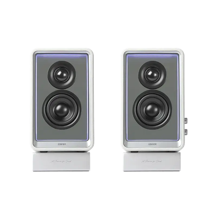 Edifier Desktop Active Monitor with GaN Charger | QR65 | 70 W | Bluetooth | White | Wireless connection
