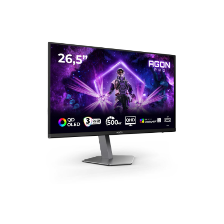 AOC | AG276QKD2 | 27 " | QD-OLED | QHD | 16:9 | 500 Hz | 0.03 ms | 2560 x 1440 pixels | 1000 cd/m² | HDMI ports quantity 2 | Black