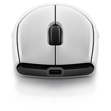 Dell | Mouse | Alienware Tri-Mode AW720M | Wireless | 2.4GHz Wireless Gaming Mouse | Wireless - 2.4 GHz, Bluetooth 5.1. USB-C | Lunar light