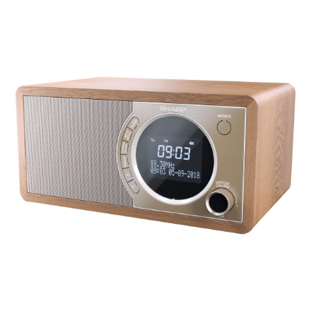 Sharp DR-450(BR) Digital Radio, FM/DAB/DAB+, Bluetooth 4.2, Alarm function, Brown | Sharp | Digital Radio | DR-450(BR) | Bluetooth | Brown