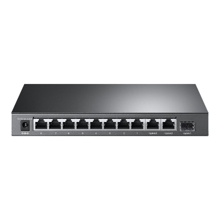 TP-LINK | 10-Port Gigabit Easy Smart Switch with 8-Port PoE+ | TL-SG1210MP | Unmanaged | Desktop | Power supply type External | 60 month(s)