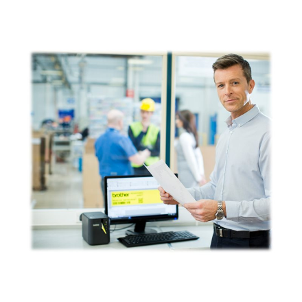 Brother PTP950NW | Mono | Thermal transfer | PC Professional label printer | Wi-Fi | Black