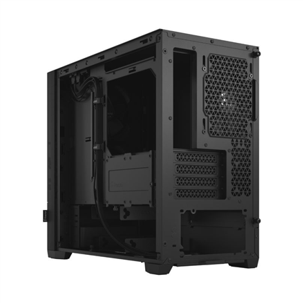 Fractal Design | Pop Mini Silent | Side window | Black Solid | mATX, Mini ITX | ATX