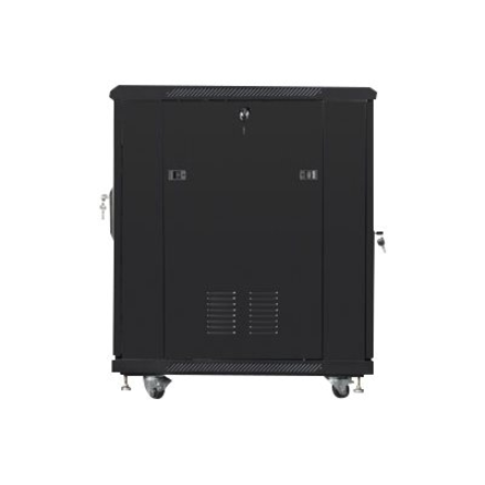 Lanberg | Rack cabinet 19" free-standing 15U/600x800 (flat pack) | FF01-6815-12B | Black