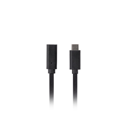 Lanberg | USB-C M/F 3.1 Cable | CA-USBE-20CC-0015-BK