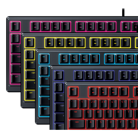Razer | Gaming Keyboard | Ornata V3 X | Gaming keyboard | Wired | RGB LED light | NORD | Silent Membrane | Black