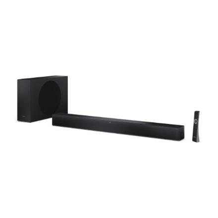 Sharp 2.1 Dolby Atmos/DTS Virtual:X Soundbar with Slim Wireless Subwoofer | HT-SBW310 | 330 W | Bluetooth | Black | Wireless connection