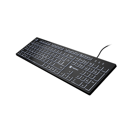 Natec | Herring Glow | Keyboard | Wired | US | Black