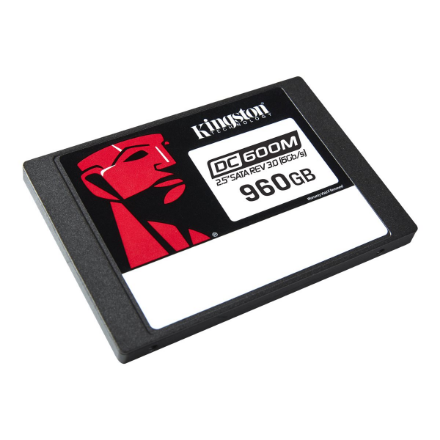 Kingston DC600M | 960 GB | SSD form factor 2.5" | Solid-state drive interface SATA Rev. 3.0 | Read speed 560 MB/s | Write speed 530 MB/s