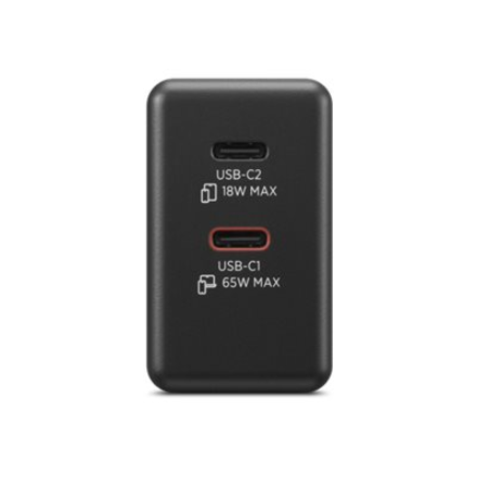 Lenovo Dual USB-C 65W GaN Charger - EU | USB-C | Charger
