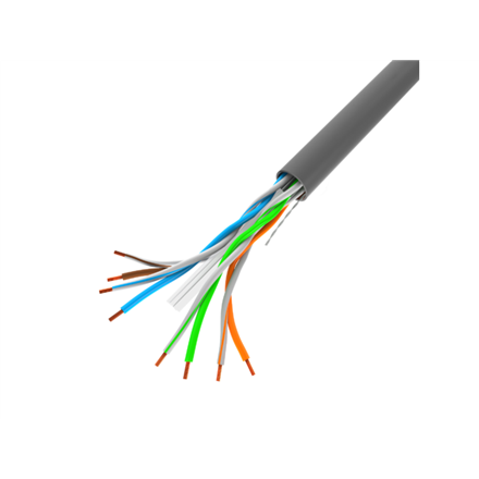 Lanberg | LAN Cable Cat.6 UTP, Solid CU Fluke Passed | LCU6-12CU-0305-S | 305 m | Grey