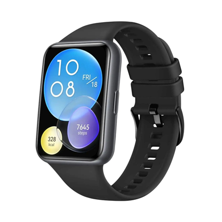 Fixed | Silicone Strap for Huawei Watch Fit 2/Fit 2 Classic | Black