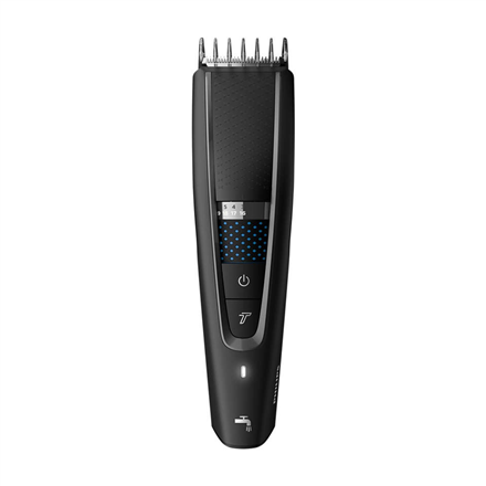 Philips | Series 5000 Beard and Hair Trimmer | HC5632/15 | Cordless or corded | Number of length steps 28 | Step precise 1 mm | Black