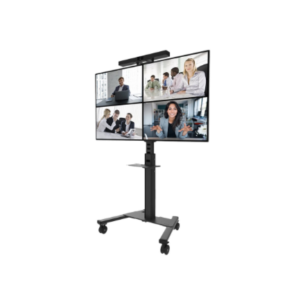 Neomounts AV1-825BL Videobar and multimedia kit - universal | Adjustable Height | Maximum weight (capacity) 9 kg | Black