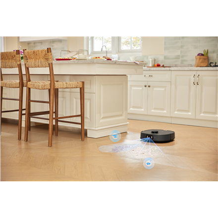 Midea Robot Vacuum Cleaner | V15 | Wet&Dry | 5200 mAh | Dust capacity 3 L | 16200 Pa | Black
