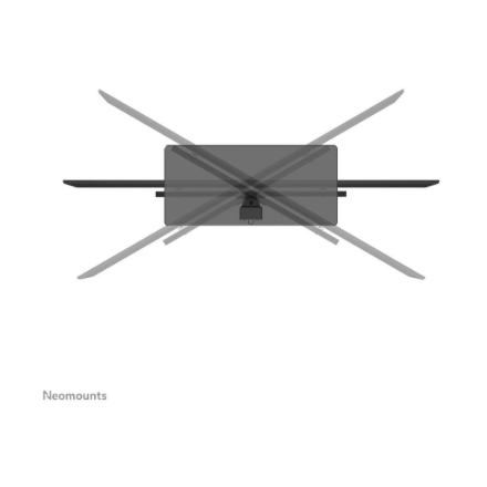 Neomounts Desk Mount | DS45-430BL16 TV stand | Adjustable Height, Swivel | 37-70 " | Maximum weight (capacity) 40 kg | Black