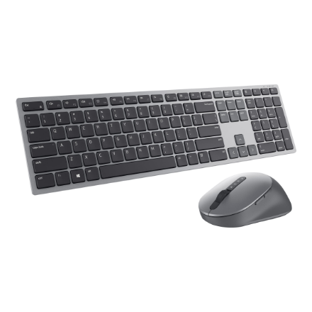Dell | Premier Multi-Device Keyboard and Mouse | KM7321W | Keyboard and Mouse Set | Wireless | Batteries included | Wireless connection | Russian | Titan grey