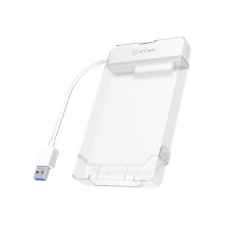 Raidsonic | ICY BOX | Adapter cable with protective a cover for 2.5" SATA hard disks to USB 3.0, blue Access LED | SATA | USB 3.0 | 2.5"