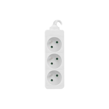 Lanberg Cable Power Strip 3M 3X French Outlets Quality-Grade Copper | PS0-03E-0300-W