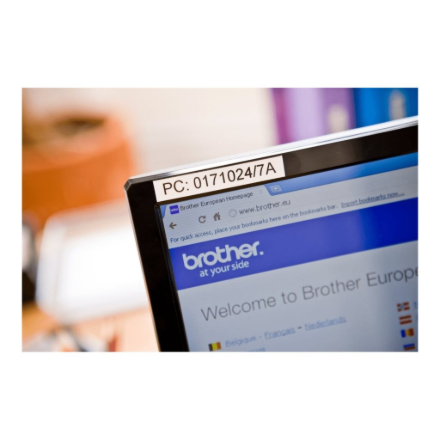 Brother | TZ-231 Laminated Tape | Black on White | TZe | 8 m | 1.2 cm