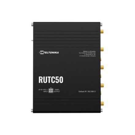 Teltonika Industrial 5G Router with Wi-Fi 6 | RUTC5020 | 802.11ax | 10/100/1000 Mbit/s | Ethernet LAN (RJ-45) ports 5 | Mesh Support No | MU-MiMO Yes | 5G