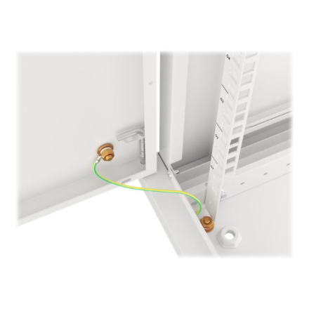 Lanberg | Rack cabinet 19" wall-mount 9U/600x600 (flat pack) for self-assembly with metal door | WF01-6609-00S | Grey