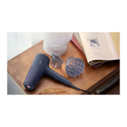 Philips | Hair Dryer | BHD510/00 | 2300 W | Number of temperature settings 3 | Ionic function | Diffuser nozzle | Blue/Metal