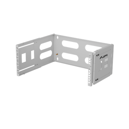 Lanberg Folding Bracket Wall-mount 19" 4U | FB01-5404-10S | Grey